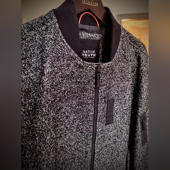NWT Native Youth Wool Blend Jacket, Men's XL, Brand New & Perfect Condition - Picture 5 of 12